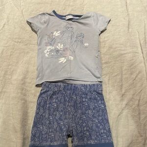 Disney’s Frozen two piece pajama set